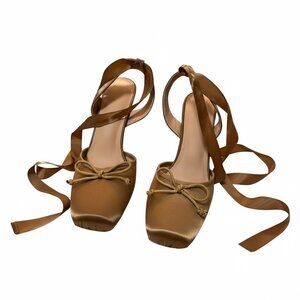 Ballerina Tie Around Heels - Size 8